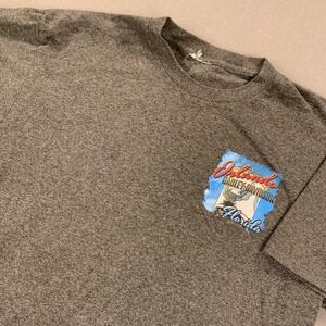 Harley-Davidson Shirt Mens Large Gray Orlando Florida Dealer Double Sided